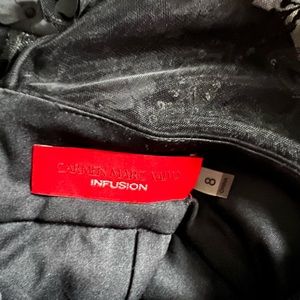 Black Embellished evening gown